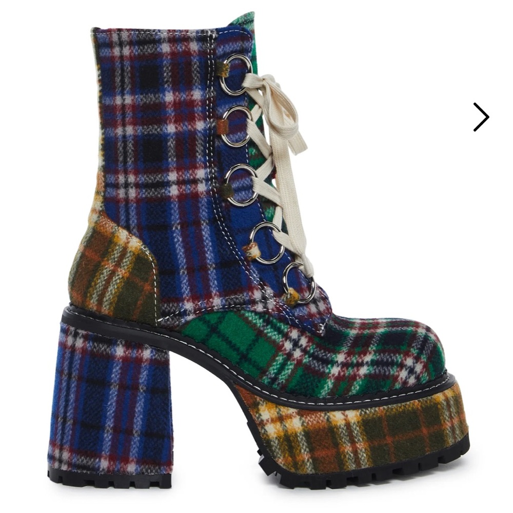 Dolls Kill ACADEMY PUNK PLATFORM BOOTS